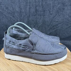 Sperry Women's Moc-Slider Grey Size 8 Quilted Slip On Shoes